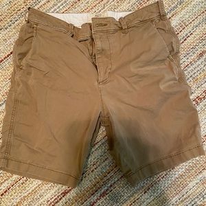 Holister Classic Fit Khaki Shorts